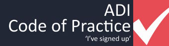 ADI Code of Practice logo